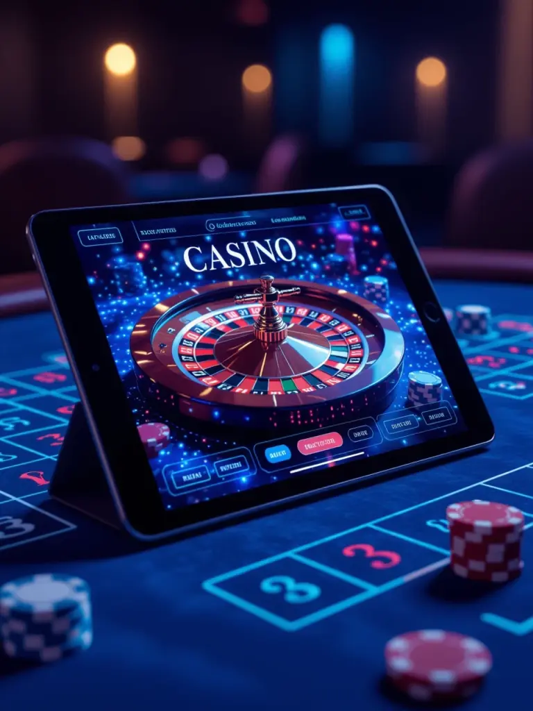 Skycrown Casino on tablet device